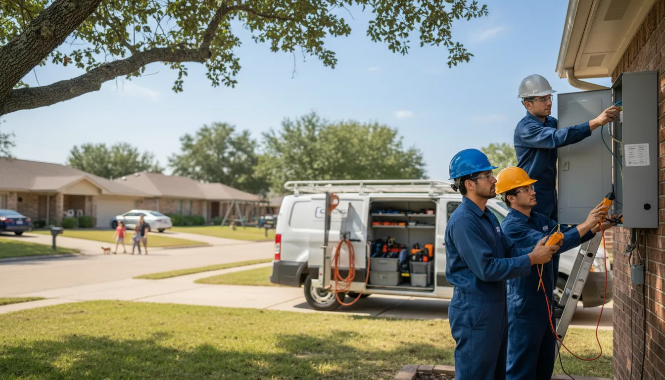 Certified electrician providing emergency electrical services in East Concord, NY